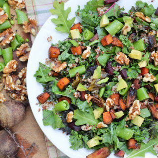 Roasted Vegetable Quinoa Kale Salad