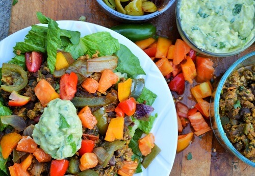 Zesty Mexicana Mix with Greens (aka Real Food Taco Salad)