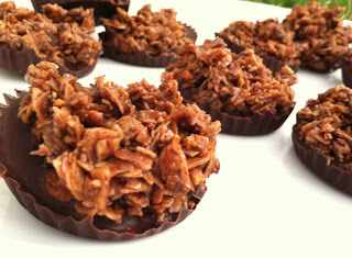 Chocolate Coconut Cashew Clusters