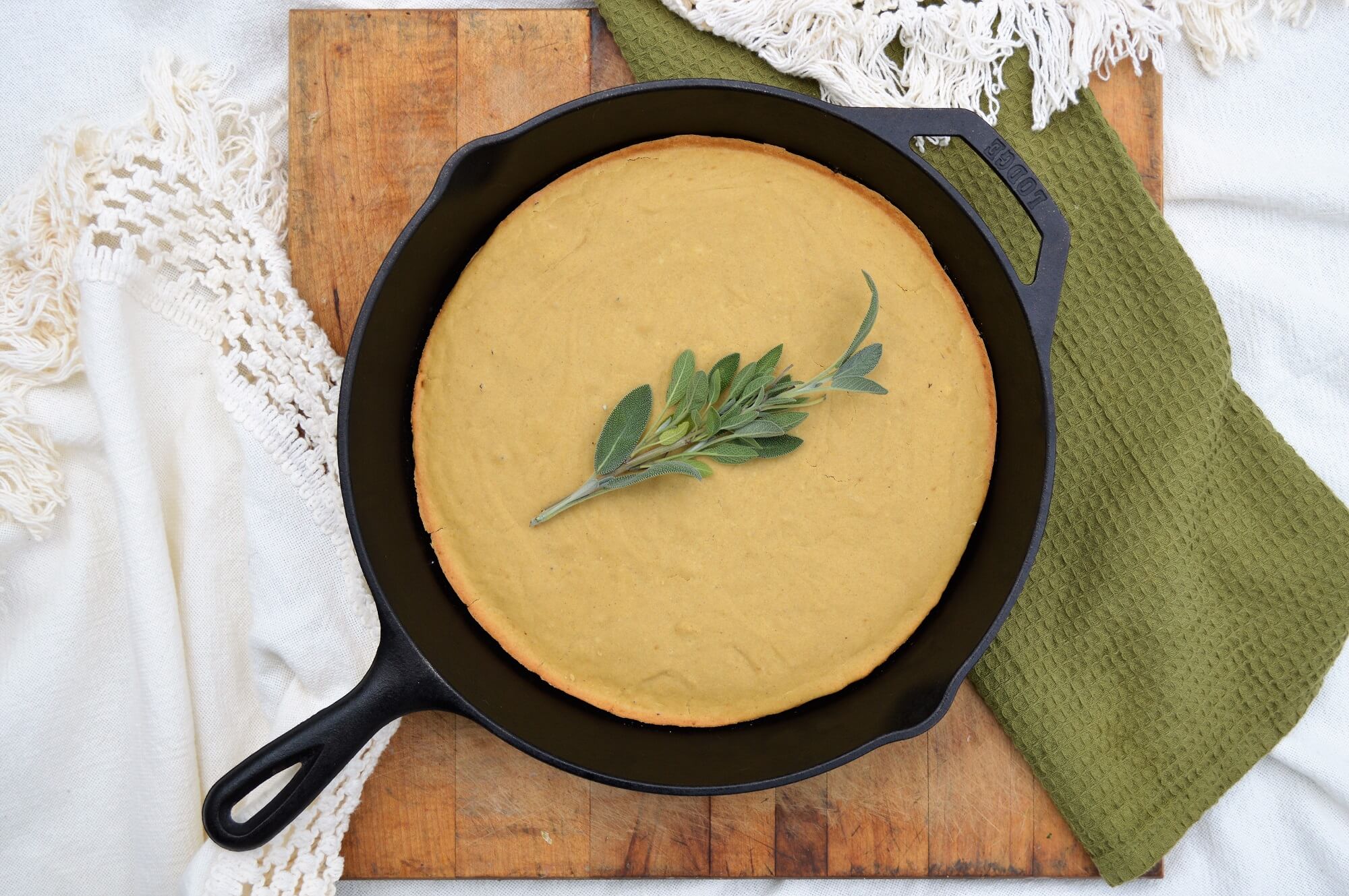 Millet Skillet Cornbread Recipe