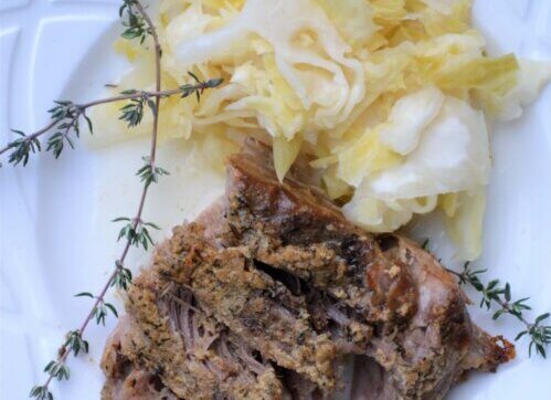 Crockpot Pulled Pork and Sauerkraut